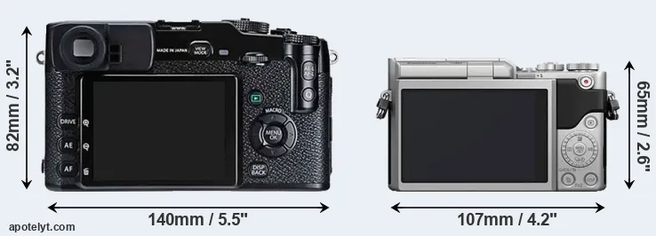 Comparison X-Pro1 or GX850 rear