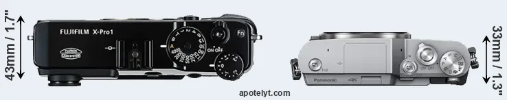 Compare X-Pro1 versus GX850 top