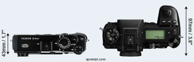 Compare X-Pro1 versus S1 top