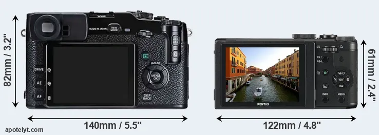 Comparison X-Pro1 or MX-1 rear