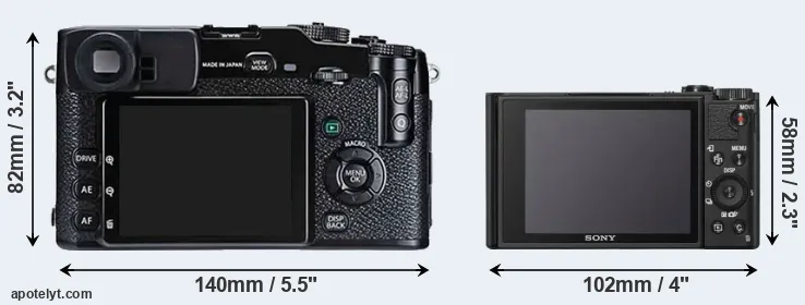 Comparison X-Pro1 or WX800 rear