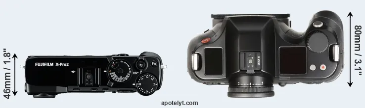 Compare X-Pro2 versus S Typ 007 top