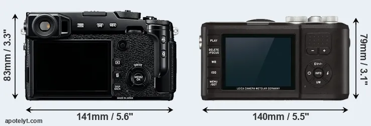 Comparison X-Pro2 or X-U Typ 113 rear