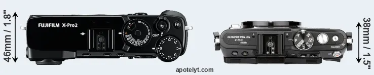 Compare X-Pro2 versus E-PL5 top