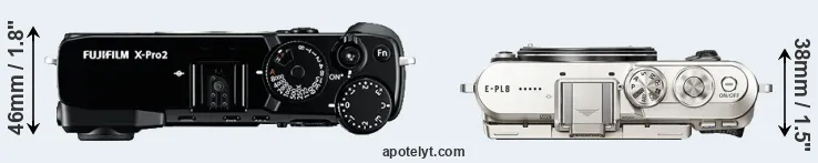 Compare X-Pro2 versus E-PL8 top