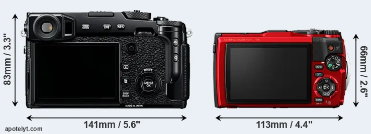 Comparison X-Pro2 or TG-6 rear