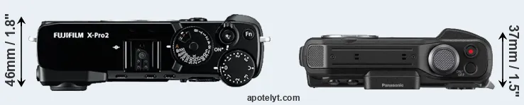Compare X-Pro2 versus FT7 top
