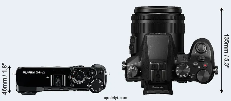 Compare X-Pro2 versus FZ2500 top