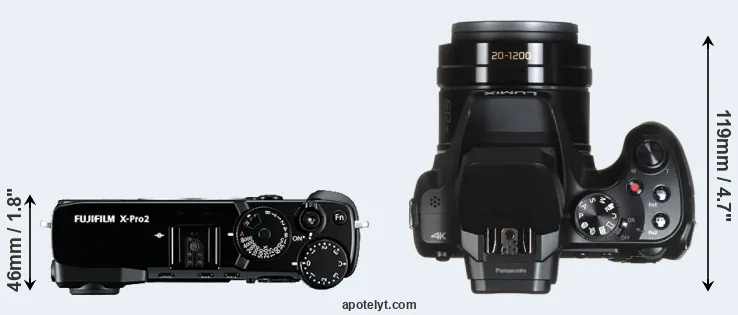 Compare X-Pro2 versus FZ82 top