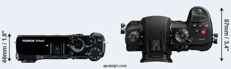 Compare X-Pro2 versus GH5s top
