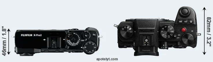 Compare X-Pro2 versus S5 top
