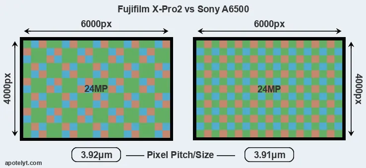 X-Pro2 versus A6500 MP