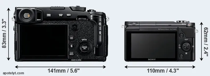 Comparison X-Pro2 or NEX-3N rear