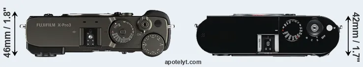 Compare X-Pro3 versus M Typ 240 top
