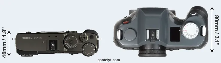 Compare X-Pro3 versus S-E Typ 006 top