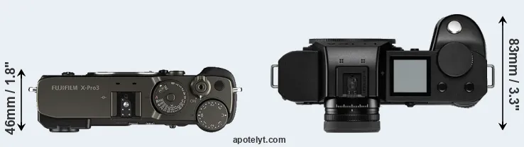 Compare X-Pro3 versus Leica SL2-S top