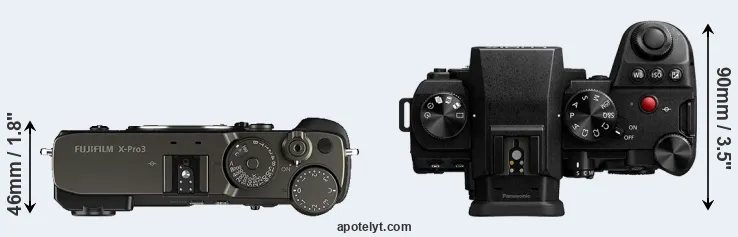 Compare X-Pro3 versus G9 II top