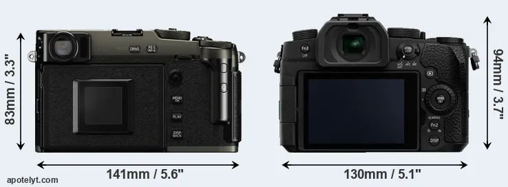 Comparison X-Pro3 or G90 rear