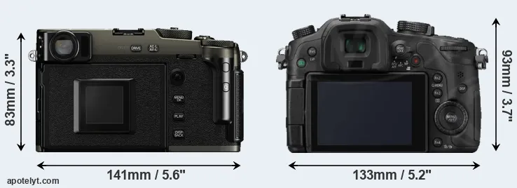 Comparison X-Pro3 or GH3 rear
