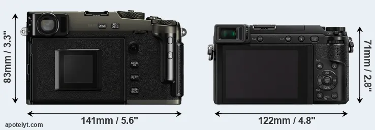 Comparison X-Pro3 or GX80 rear
