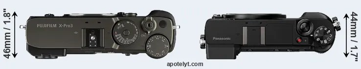 Compare X-Pro3 versus GX80 top