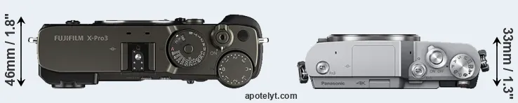 Compare X-Pro3 versus GX850 top