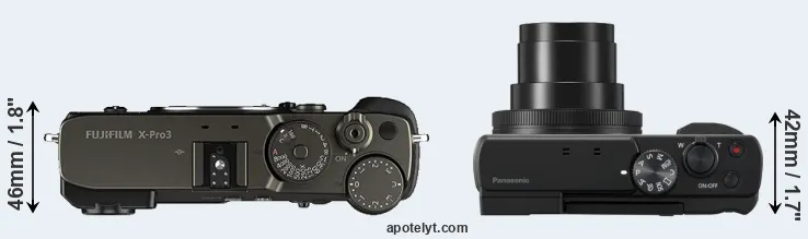 Compare X-Pro3 versus ZS80 top