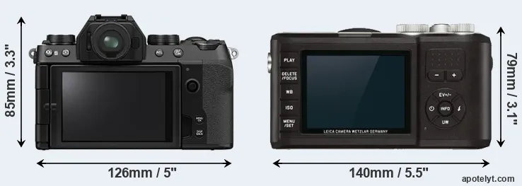 Comparison X-S10 or X-U Typ 113 rear