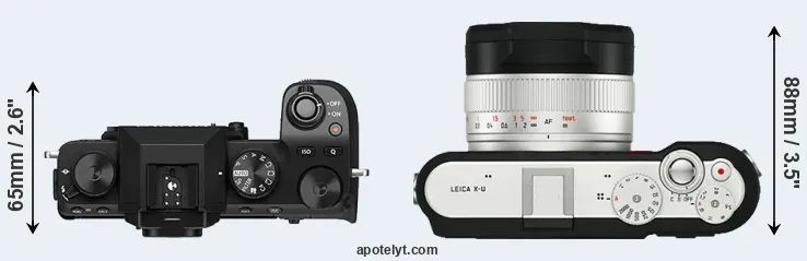 Compare X-S10 versus X-U Typ 113 top