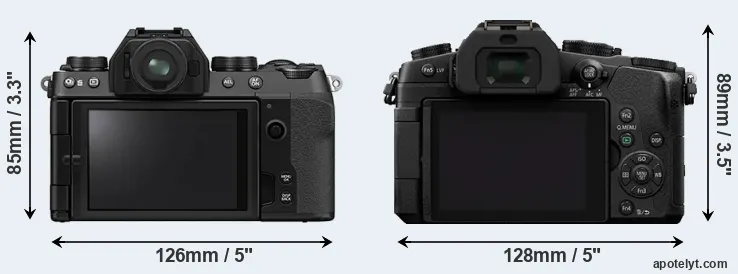 Comparison X-S10 or G80 rear
