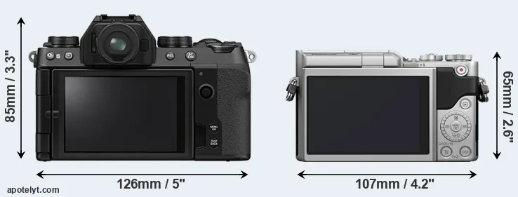 Comparison X-S10 or GX800 rear