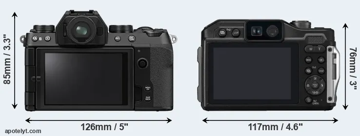 Comparison X-S10 or TS7 rear