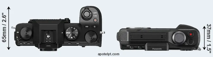 Compare X-S10 versus TS7 top