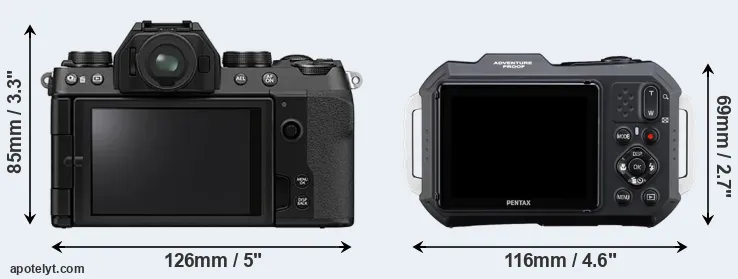 Comparison X-S10 or WG-1000 rear