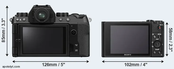 Comparison X-S10 or WX800 rear