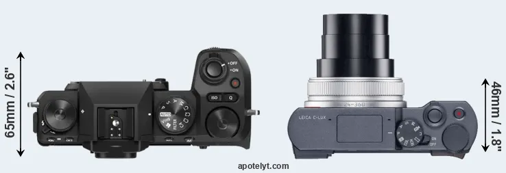 Compare X-S20 versus C-LUX top
