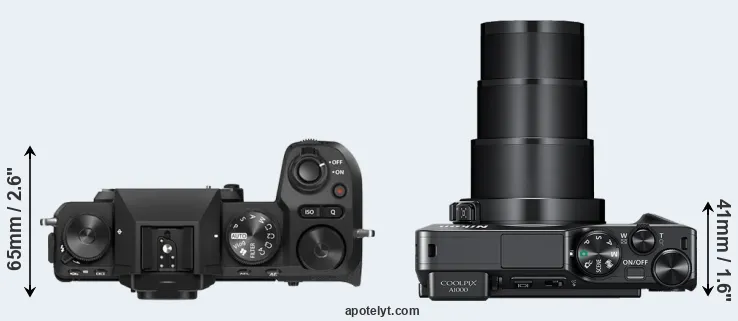 Compare X-S20 versus A1000 top
