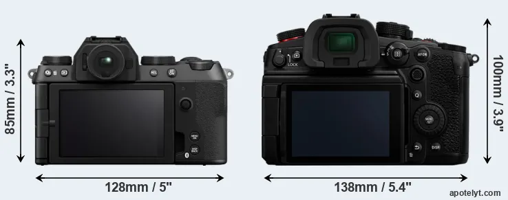 Comparison X-S20 or GH7 rear