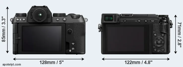 Comparison X-S20 or GX80 rear