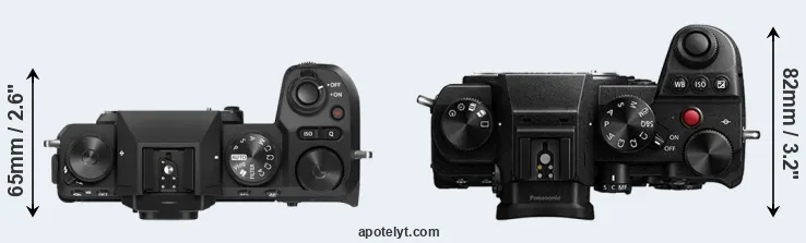 Compare X-S20 versus S5 top