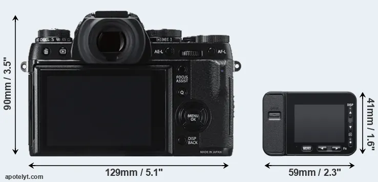 Comparison X-T1 or RX0 II rear