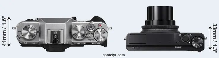 Compare X-T10 versus XQ2 top