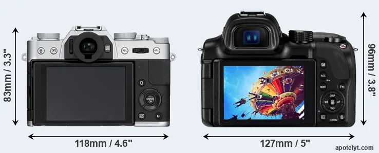 Comparison X-T10 or NX30 rear