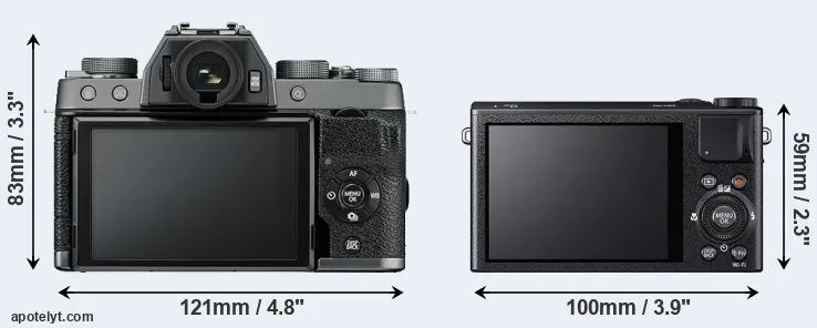Comparison X-T100 or XQ1 rear