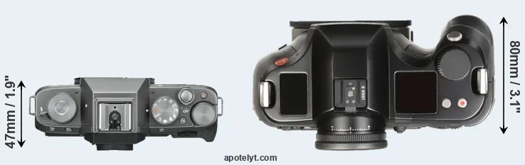 Compare X-T100 versus S Typ 007 top