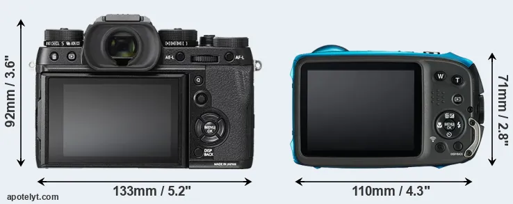 Comparison X-T2 or XP130 rear