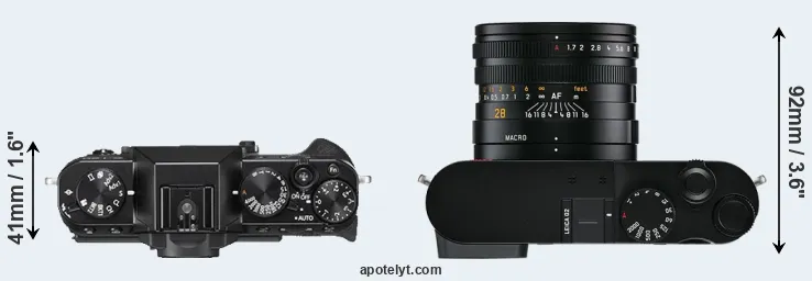 Compare X-T20 versus Q2 top