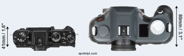 Compare X-T20 versus S-E Typ 006 top