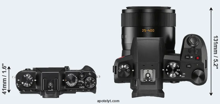 Compare X-T20 versus V-LUX 5 top