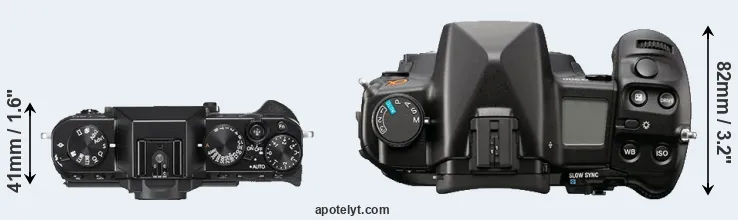 Compare X-T20 versus A900 top